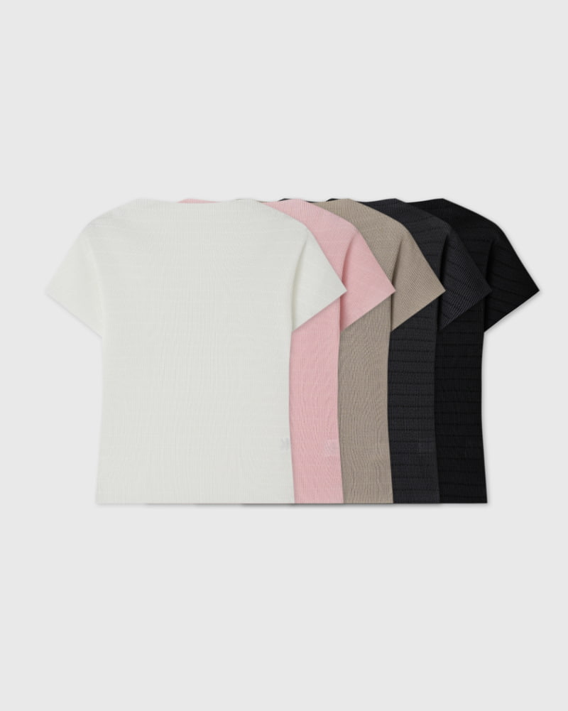 Understanding - Korean Women Fashion - #womensfashion - Stripe Pleats Tee