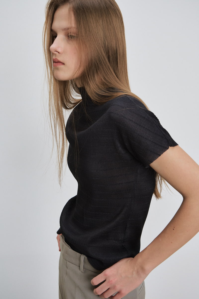 Understanding - Korean Women Fashion - #womensfashion - Stripe Pleats Tee - 5