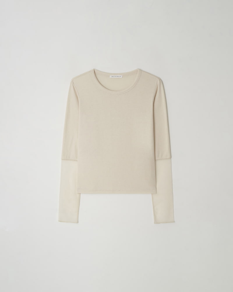 Understanding - Korean Women Fashion - #womensfashion - Mesh Sleeved Tee - 8