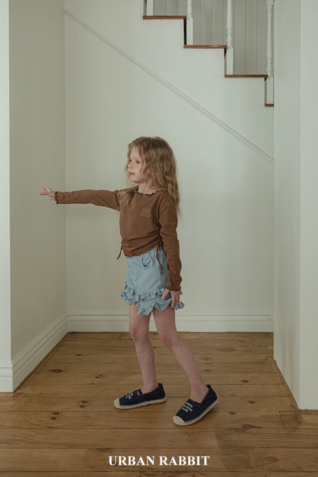 Urban Rabbit - Korean Children Fashion - #Kfashion4kids - Haribo Long Sleeve Shirring Tee - 7