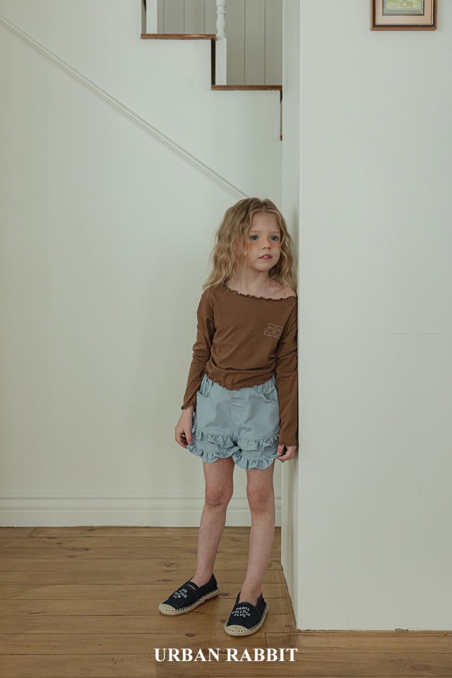 Urban Rabbit - Korean Children Fashion - #kidzfashiontrend - Pastel Frill Short Pants - 4