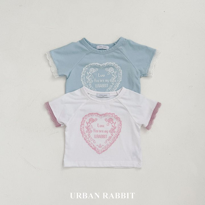 Urban Rabbit - Korean Children Fashion - #Kfashion4kids - Heart Lace Crop Tee - 11
