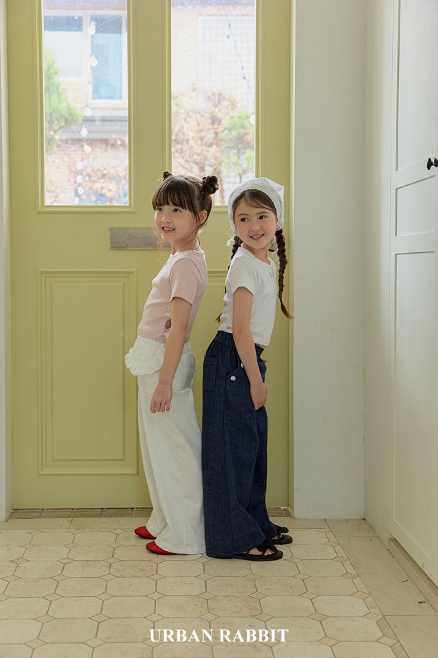 Urban Rabbit - Korean Children Fashion - #childofig - Resort Button Pants - 9