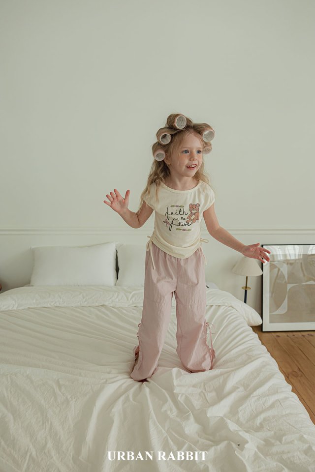 Urban Rabbit - Korean Children Fashion - #childofig - Bear Cap Sleeve Tee - 2