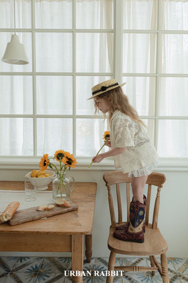 Urban Rabbit - Korean Children Fashion - #childofig - Crochet Summer Shirt - 2