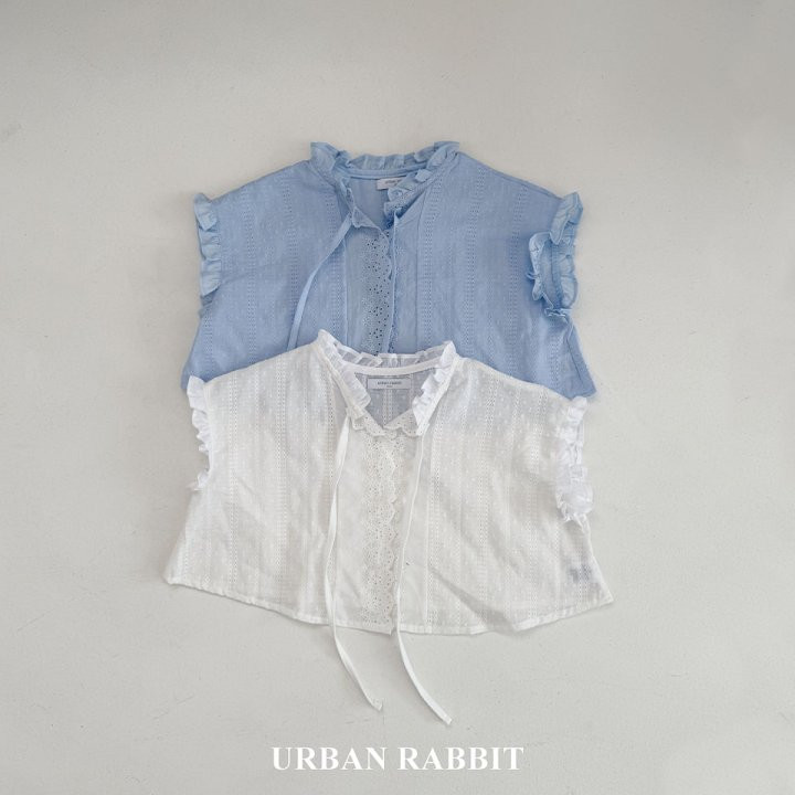 Urban Rabbit - Korean Children Fashion - #childrensboutique - Scallop Lace Blouse - 11