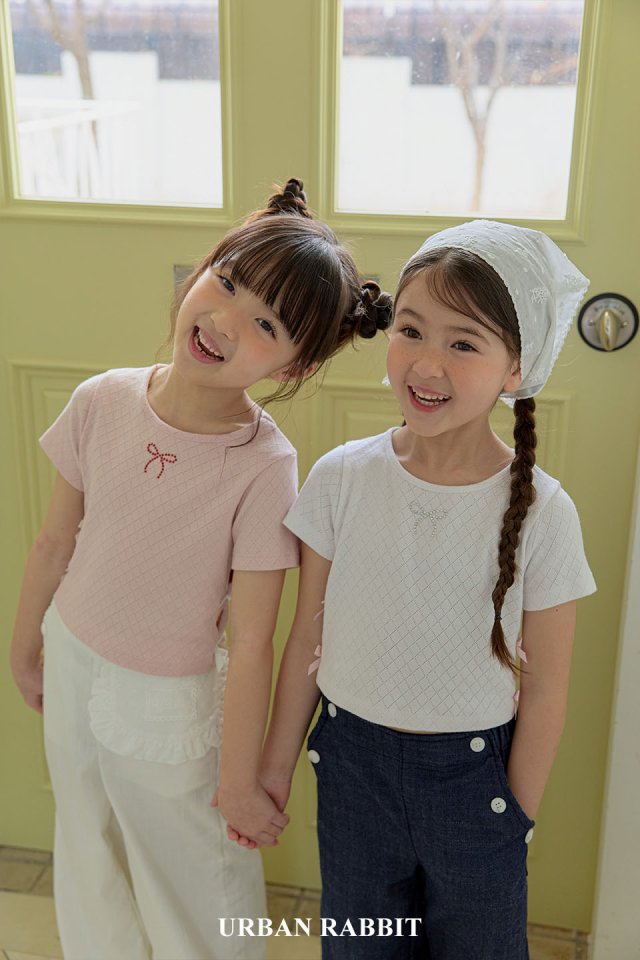 Urban Rabbit - Korean Children Fashion - #childrensboutique - Ribbon Tee - 4