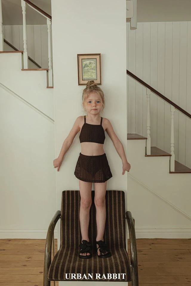 Urban Rabbit - Korean Children Fashion - #designkidswear - Lace Bikini Set