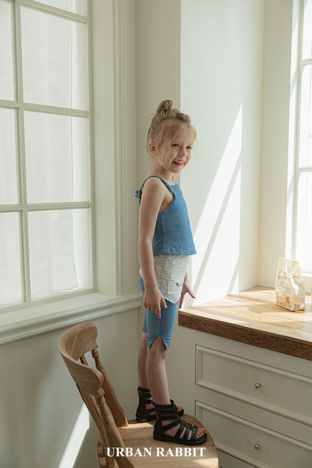 Urban Rabbit - Korean Children Fashion - #discoveringself - Denim Sleeveless - 7
