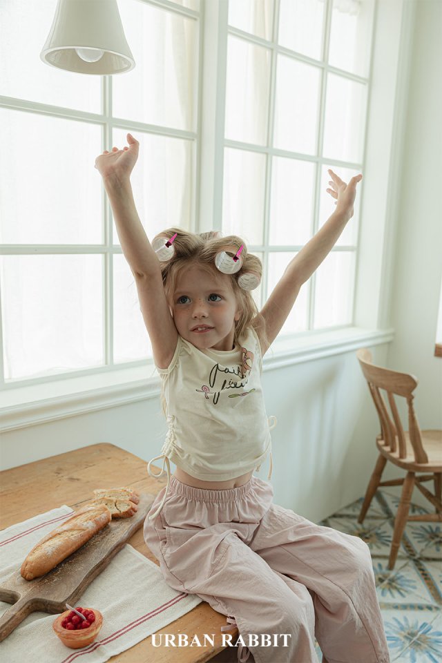 Urban Rabbit - Korean Children Fashion - #discoveringself - Bear Cap Sleeve Tee - 6