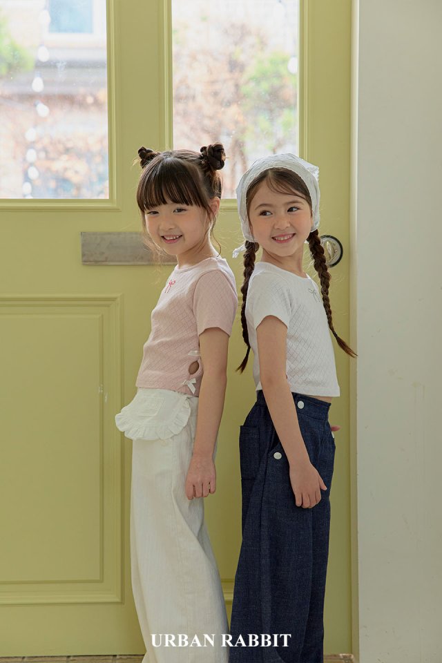 Urban Rabbit - Korean Children Fashion - #discoveringself - Ribbon Tee - 5
