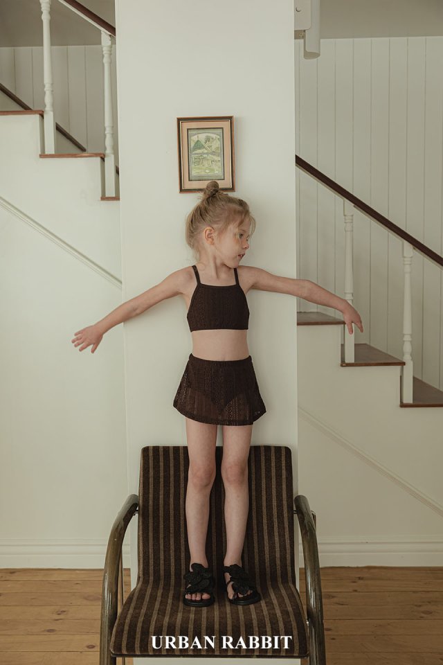 Urban Rabbit - Korean Children Fashion - #discoveringself - Lace Bikini Set - 2
