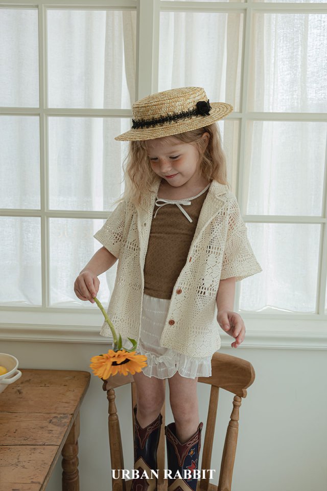 Urban Rabbit - Korean Children Fashion - #discoveringself - Crochet Summer Shirt - 5