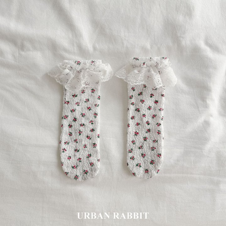 Urban Rabbit - Korean Children Fashion - #fashionkids - Flower Lace Socks - 11
