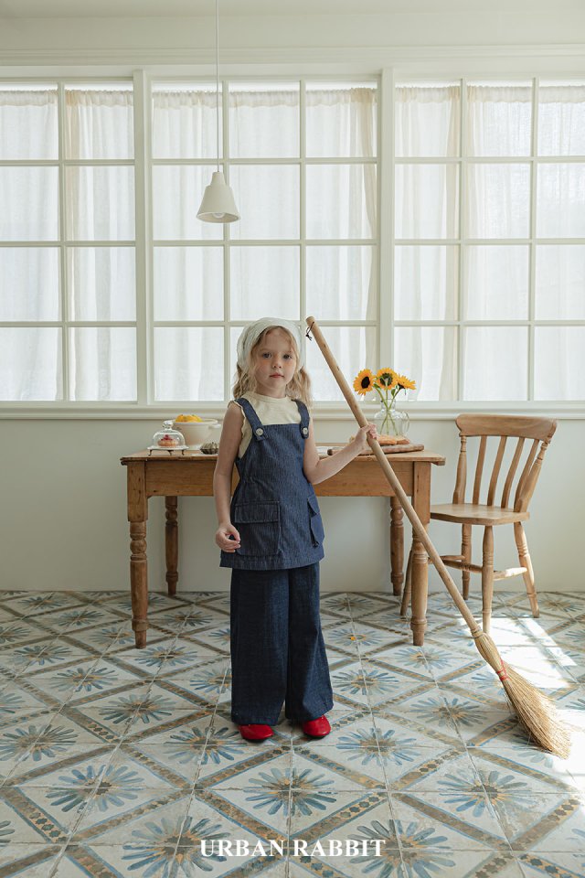 Urban Rabbit - Korean Children Fashion - #fashionkids - Daily Denim One-piece - 8
