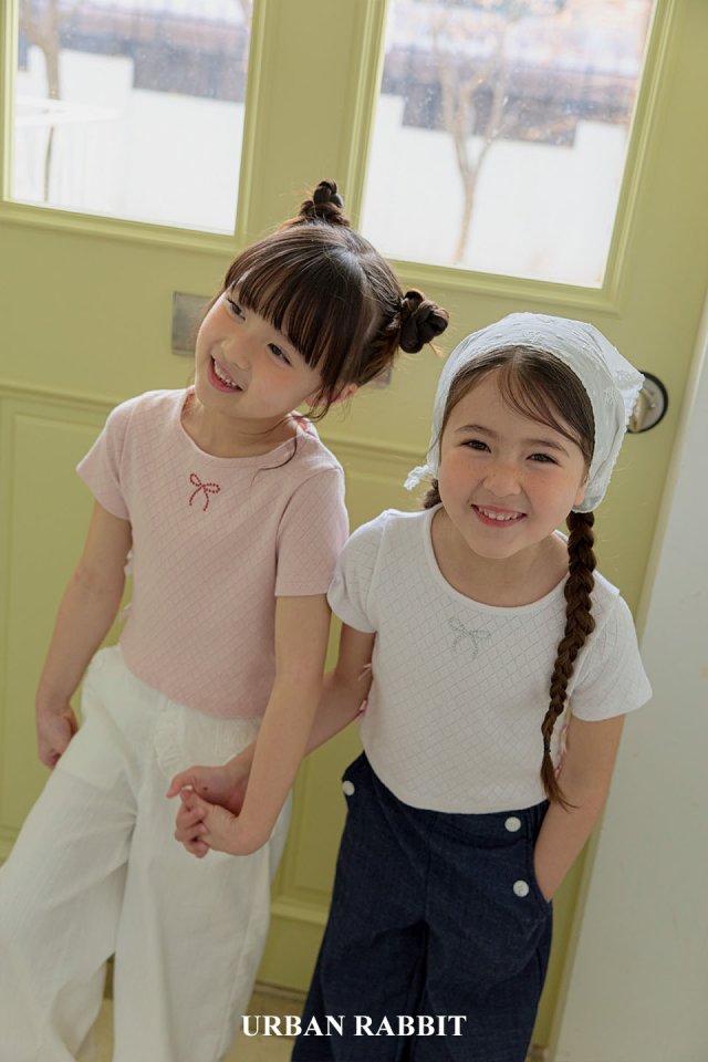 Urban Rabbit - Korean Children Fashion - #fashionkids - Ribbon Tee - 6