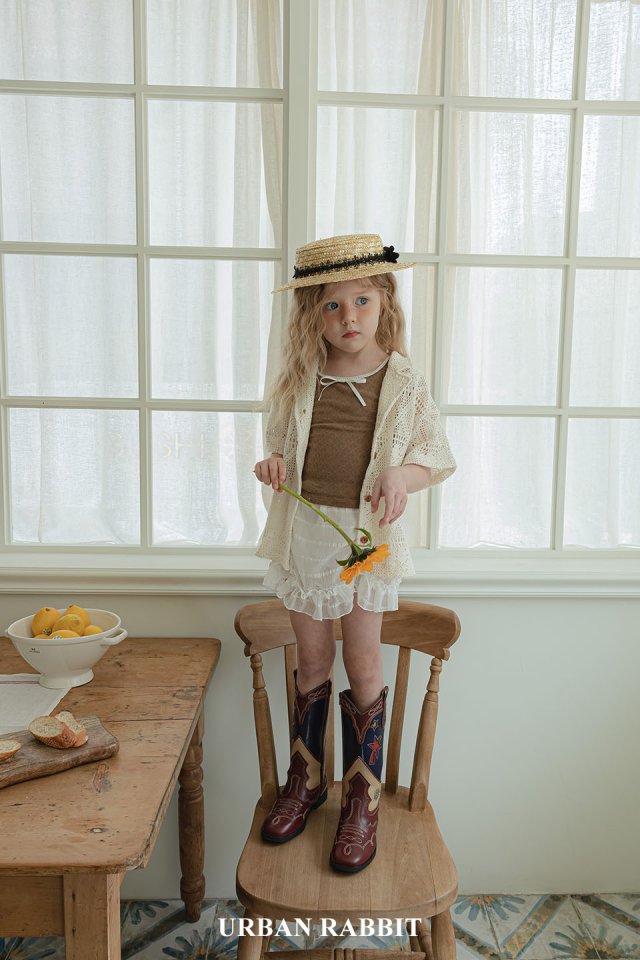 Urban Rabbit - Korean Children Fashion - #discoveringself - Bohemian Shirring Skirt - 4
