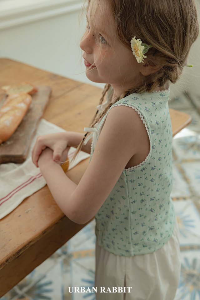 Urban Rabbit - Korean Children Fashion - #fashionkids - Kiki Ribbon Sleeveless Blouse - 3