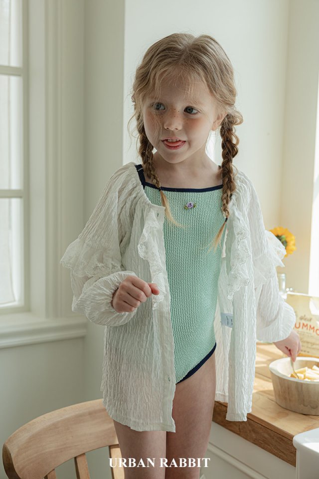 Urban Rabbit - Korean Children Fashion - #kidsshorts - Romantic Cancan Vacation Blouse - 2