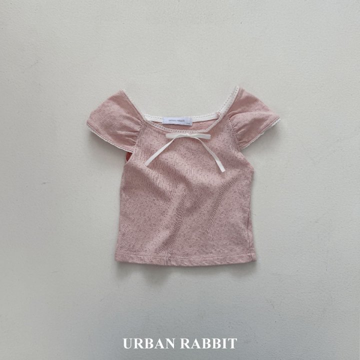 Urban Rabbit - Korean Children Fashion - #kidsshorts - Lace Tee - 3