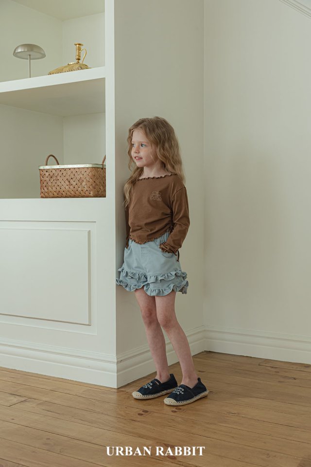 Urban Rabbit - Korean Children Fashion - #kidsstore - Pastel Frill Short Pants - 2