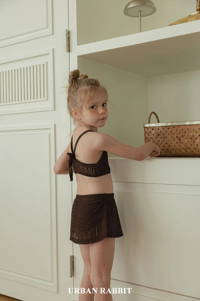 Urban Rabbit - Korean Children Fashion - #kidsstore - Lace Bikini Set - 5