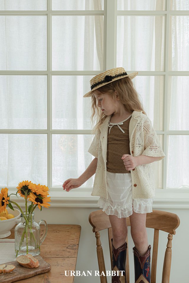 Urban Rabbit - Korean Children Fashion - #kidsstore - Crochet Summer Shirt - 8