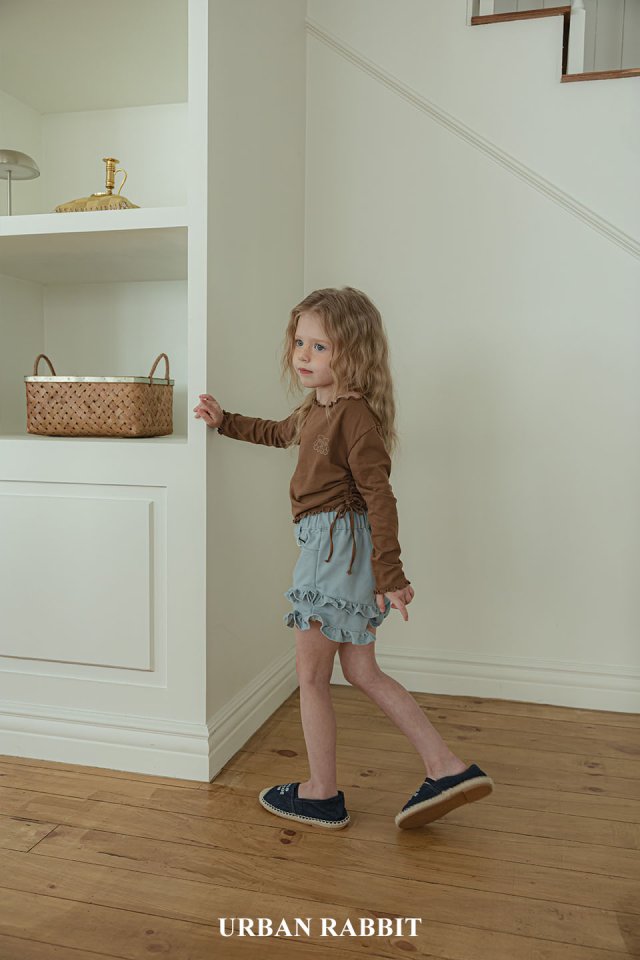Urban Rabbit - Korean Children Fashion - #kidzfashiontrend - Pastel Frill Short Pants - 3