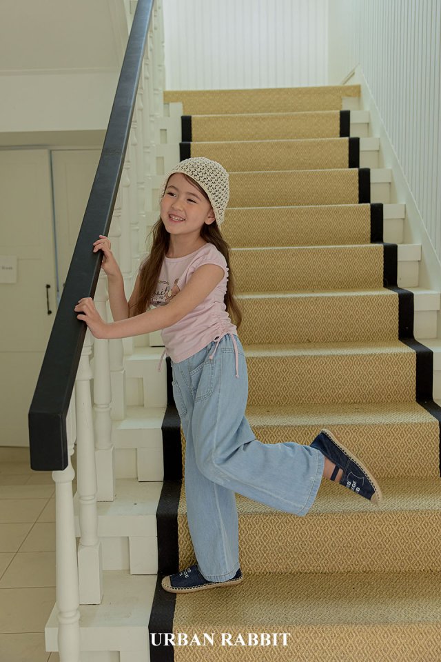 Urban Rabbit - Korean Children Fashion - #kidzfashiontrend - Bear Cap Sleeve Tee - 10