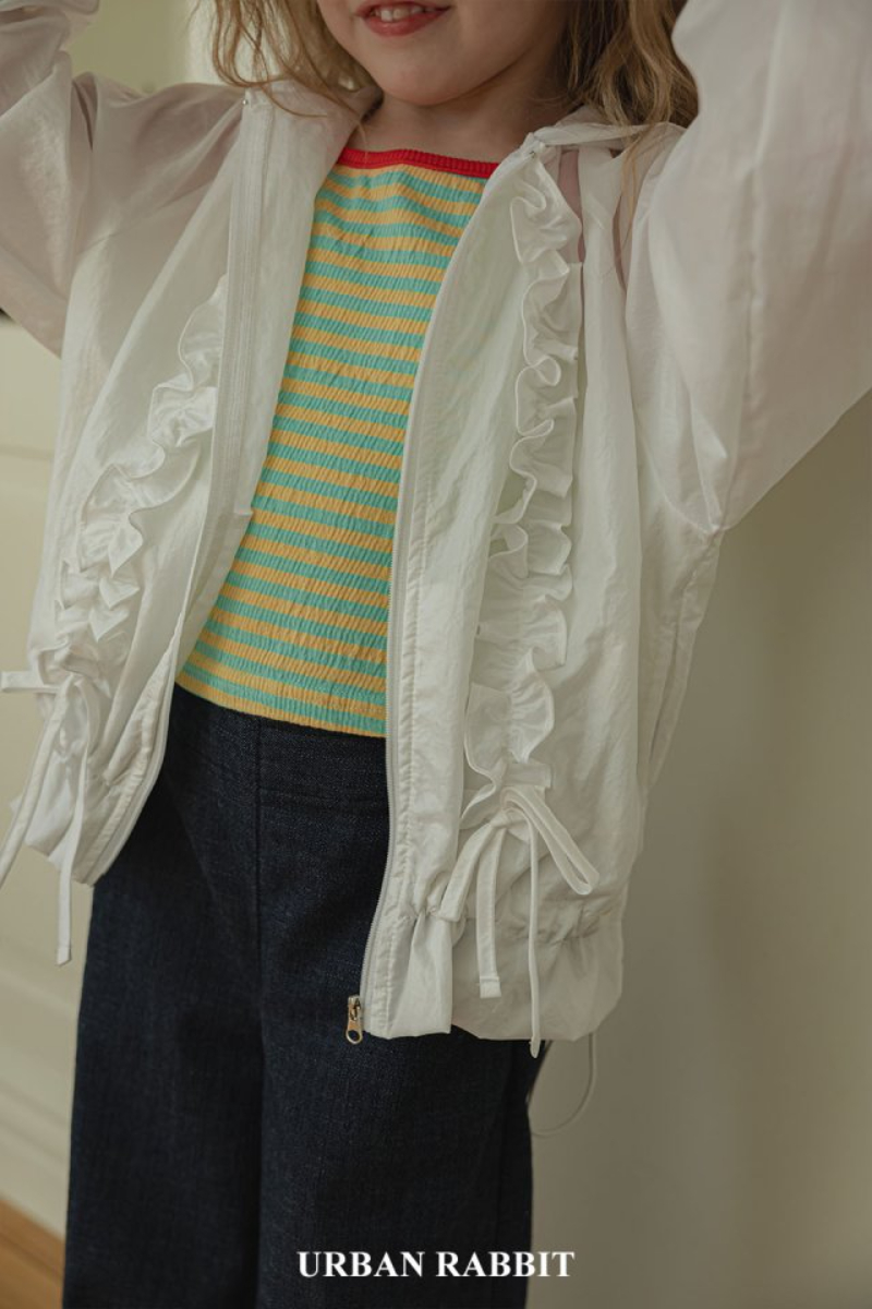 Urban Rabbit - Korean Children Fashion - #kidzfashiontrend - Ice Frill Summer Jumper - 5