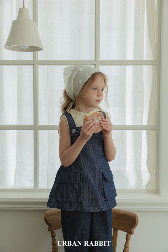 Urban Rabbit - Korean Children Fashion - #kidzfashiontrend - Mocha Mousse Sleeveless - 2