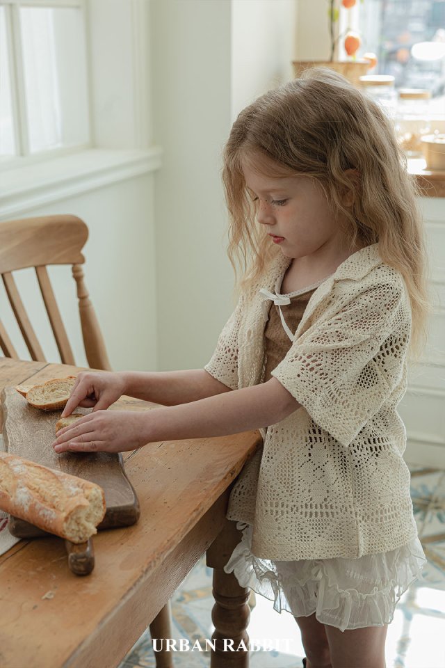 Urban Rabbit - Korean Children Fashion - #kidzfashiontrend - Crochet Summer Shirt - 9