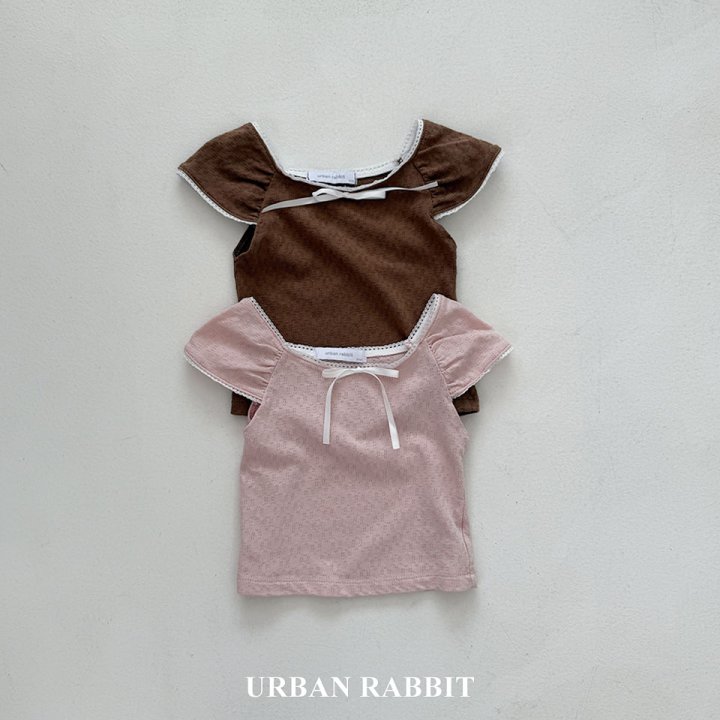 Urban Rabbit - Korean Children Fashion - #kidzfashiontrend - Lace Tee - 5