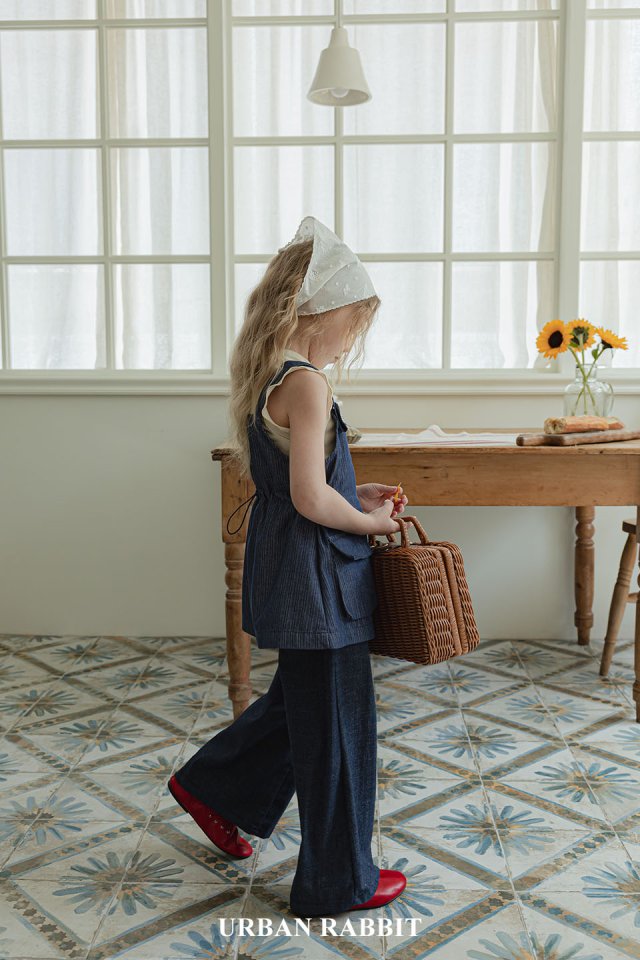Urban Rabbit - Korean Children Fashion - #littlefashionista - Resort Button Pants - 2