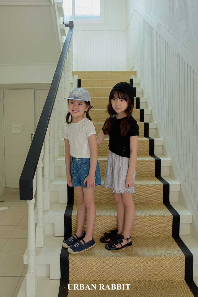 Urban Rabbit - Korean Children Fashion - #littlefashionista - Slit Rib Tee