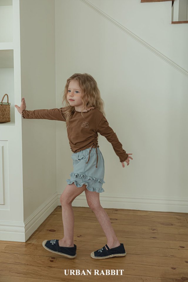 Urban Rabbit - Korean Children Fashion - #littlefashionista - Pastel Frill Short Pants - 5