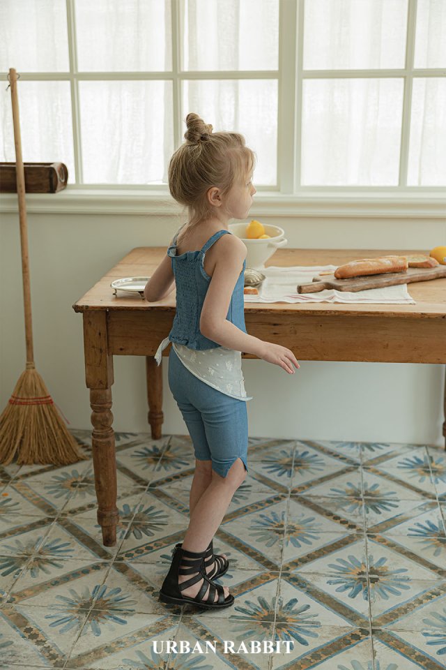 Urban Rabbit - Korean Children Fashion - #littlefashionista - Jelly Capri Pants - 6