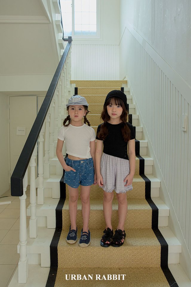 Urban Rabbit - Korean Children Fashion - #magicofchildhood - Slit Rib Tee - 2