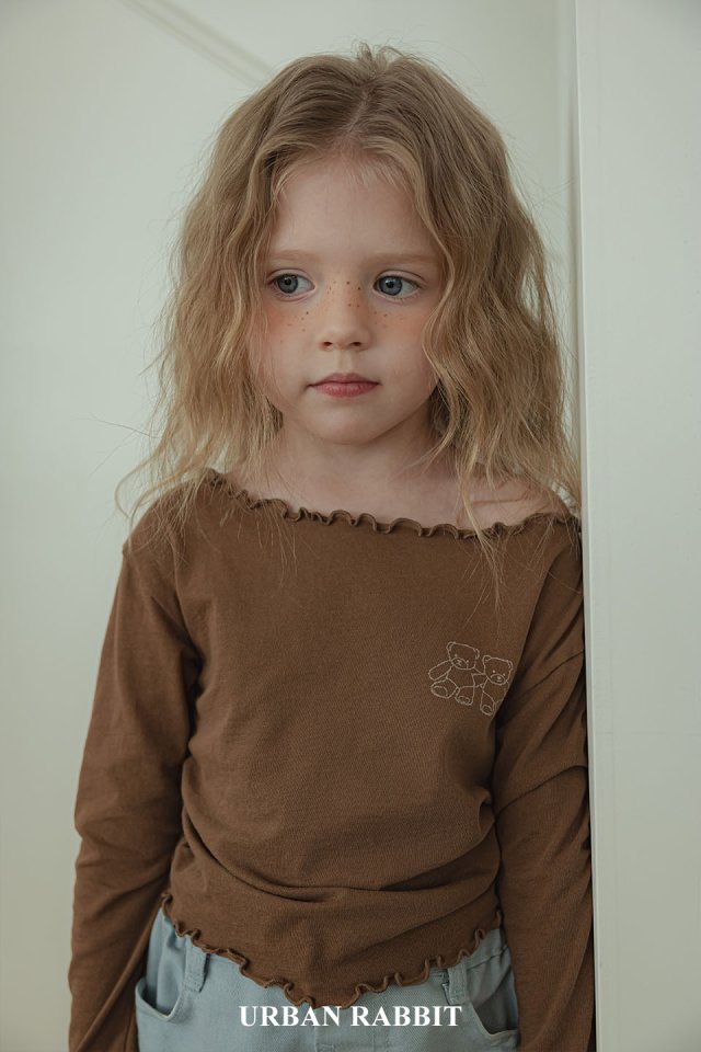 Urban Rabbit - Korean Children Fashion - #magicofchildhood - Haribo Long Sleeve Shirring Tee - 9