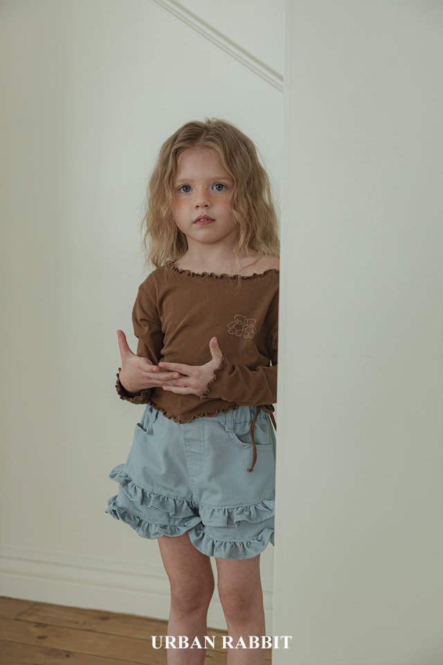 Urban Rabbit - Korean Children Fashion - #magicofchildhood - Pastel Frill Short Pants - 6