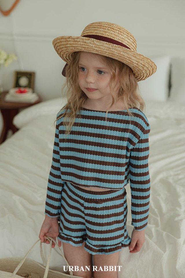 Urban Rabbit - Korean Children Fashion - #magicofchildhood - Summer Stripe Set - 3