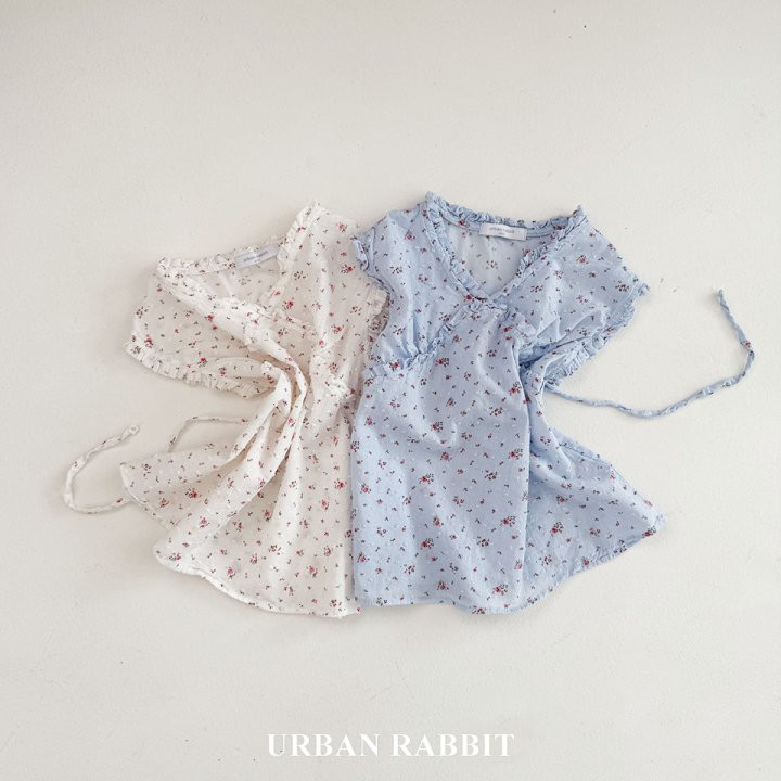 Urban Rabbit - Korean Children Fashion - #magicofchildhood - Frill Flower Sleeveless Blouse - 11