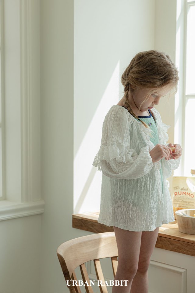 Urban Rabbit - Korean Children Fashion - #magicofchildhood - Romantic Cancan Vacation Blouse - 7