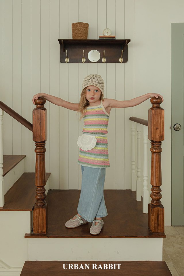 Urban Rabbit - Korean Children Fashion - #minifashionista - Pocket Summer Denim Pants - 8