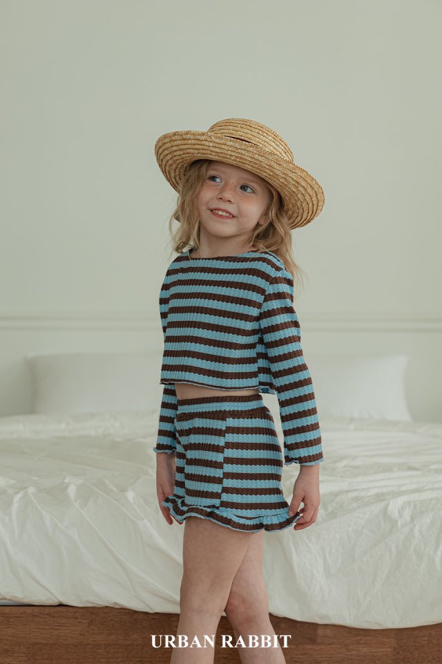 Urban Rabbit - Korean Children Fashion - #magicofchildhood - Summer Stripe Set - 4