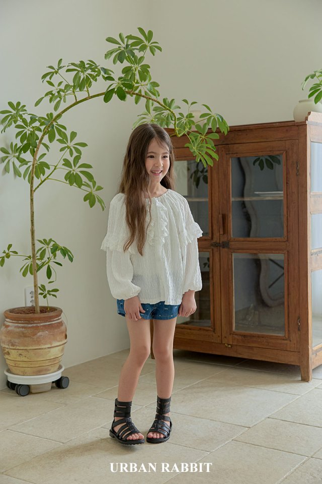 Urban Rabbit - Korean Children Fashion - #minifashionista - Romantic Cancan Vacation Blouse - 8