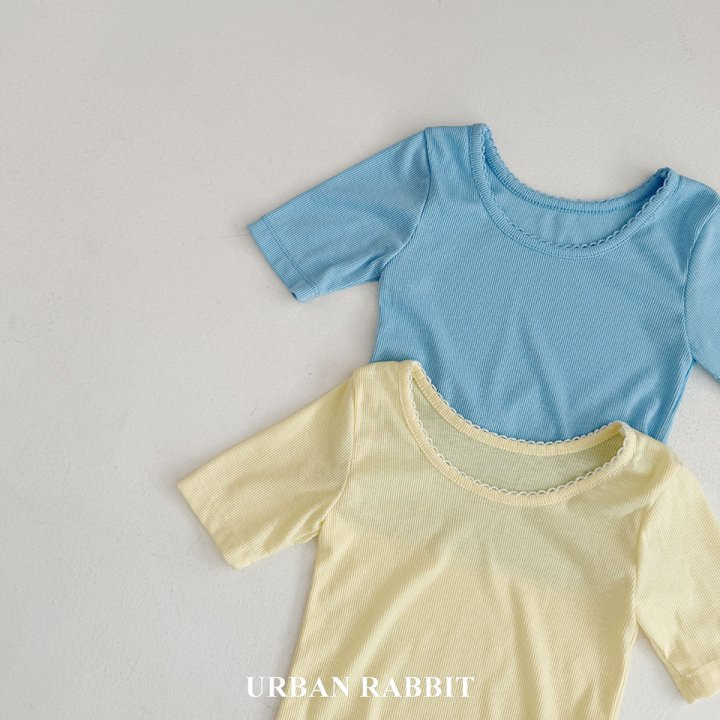 Urban Rabbit - Korean Children Fashion - #minifashionista - Picot Scoop Neck Tee - 11