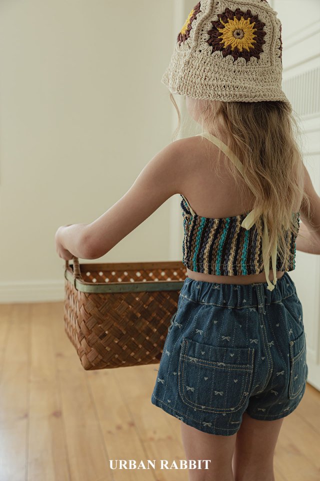 Urban Rabbit - Korean Children Fashion - #minifashionista - Micro Short Denim Pants - 5