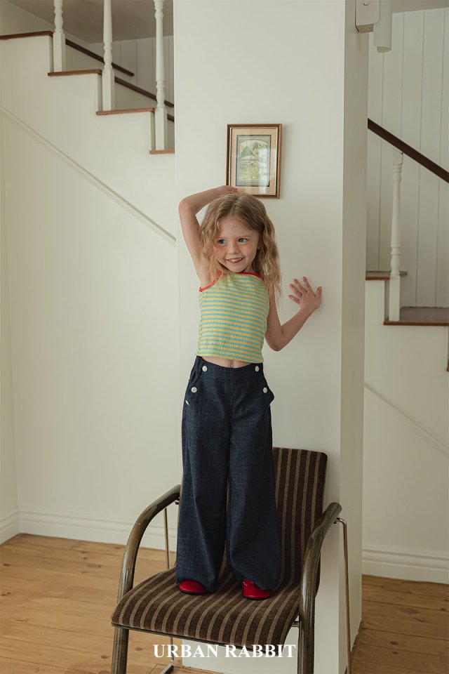 Urban Rabbit - Korean Children Fashion - #prettylittlegirls - Resort Button Pants - 5