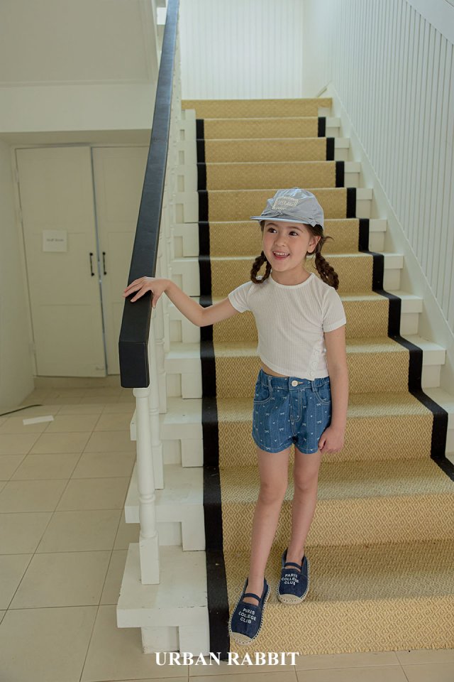 Urban Rabbit - Korean Children Fashion - #minifashionista - Slit Rib Tee - 4